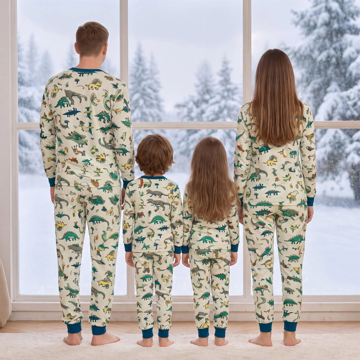 Animal & Dinosaur Print Family Matching Pajamas