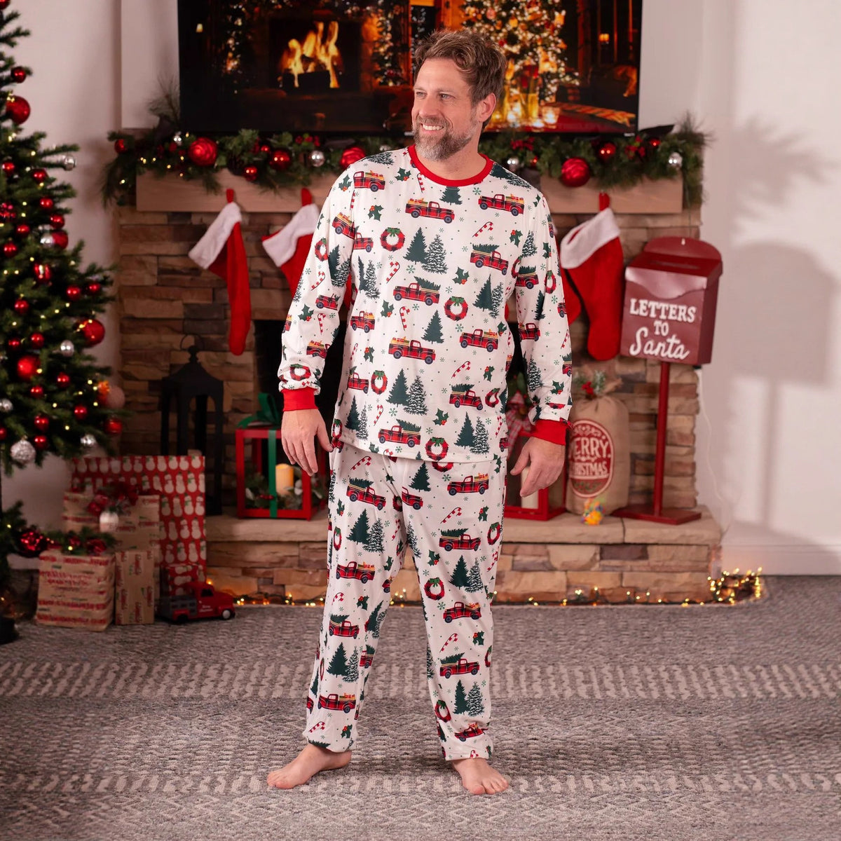 Chrimas Trees Family Matching Christmas Pajamas