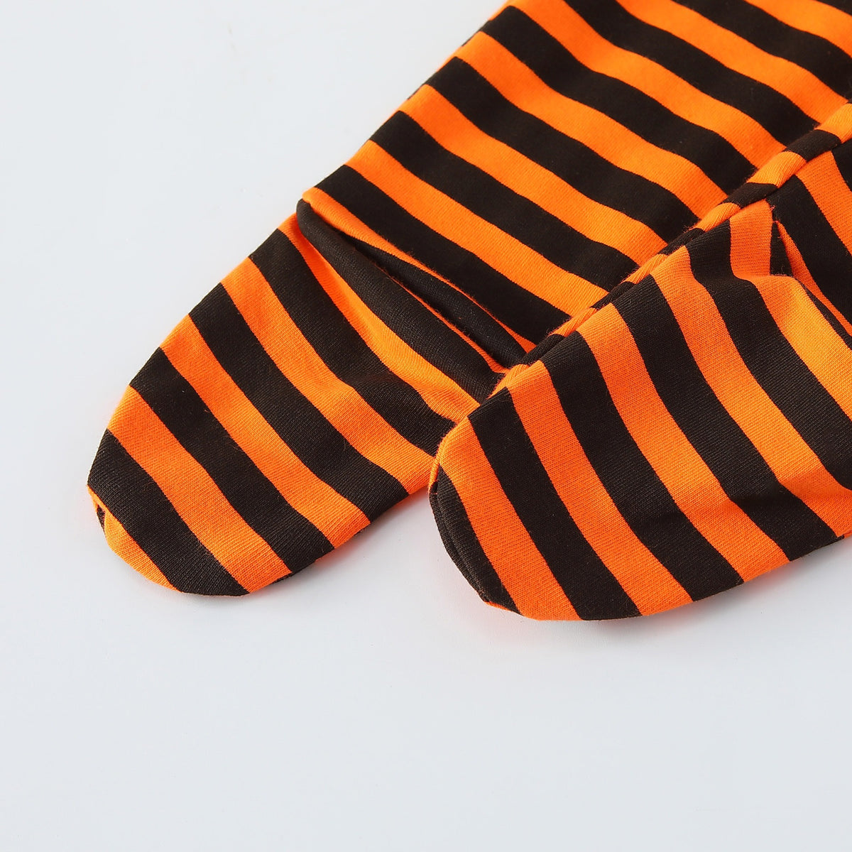 Halloween Pumpkin Fleece Romper Set for Babies & Toddlers