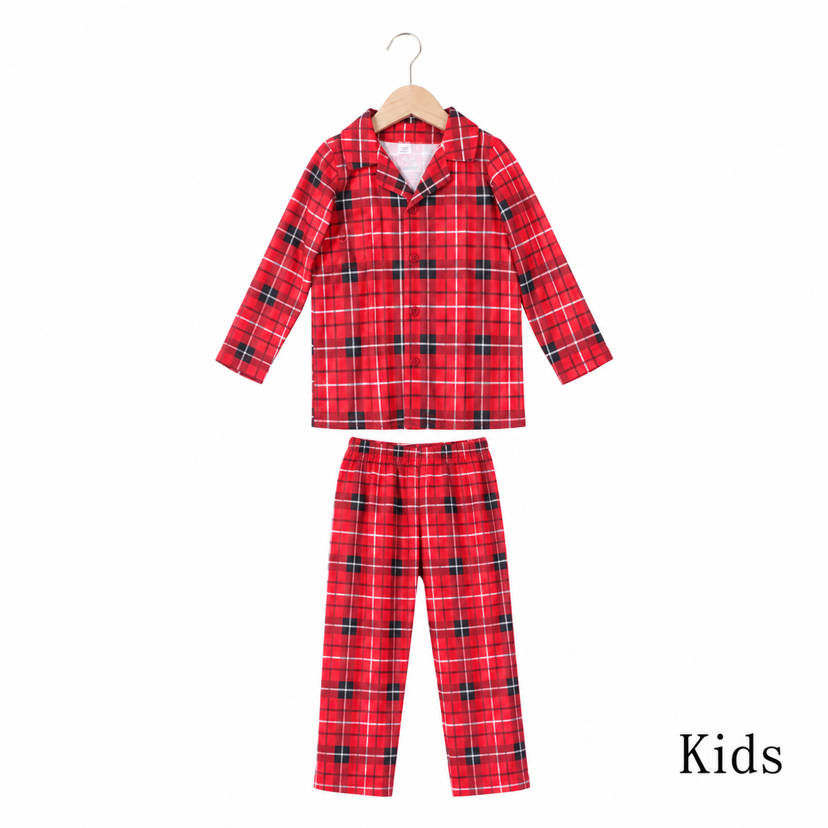 Classic Red & Black Plaid Family Matching Christmas Pajamas