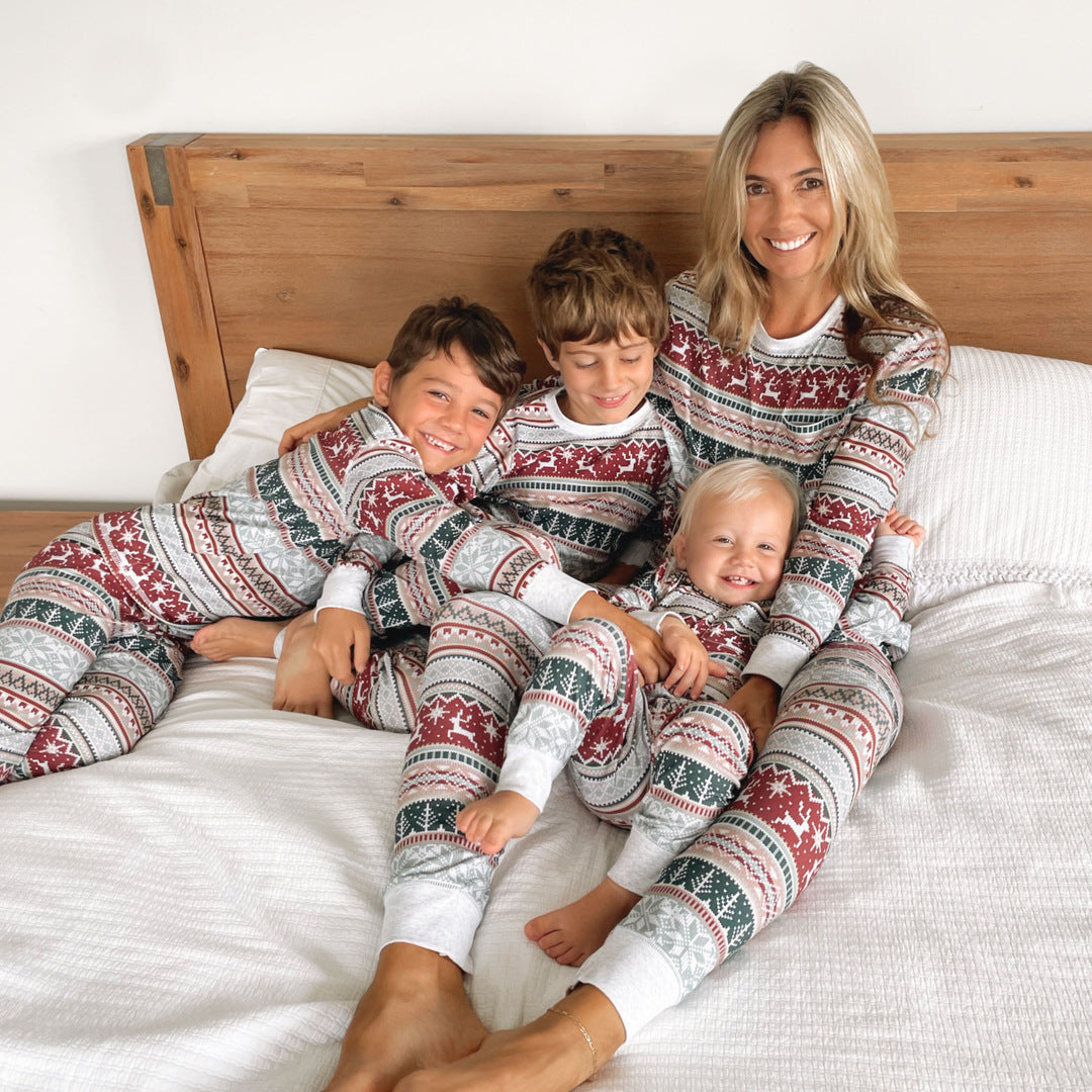 Festive Fair Isle Family Matching Christmas Pajamas
