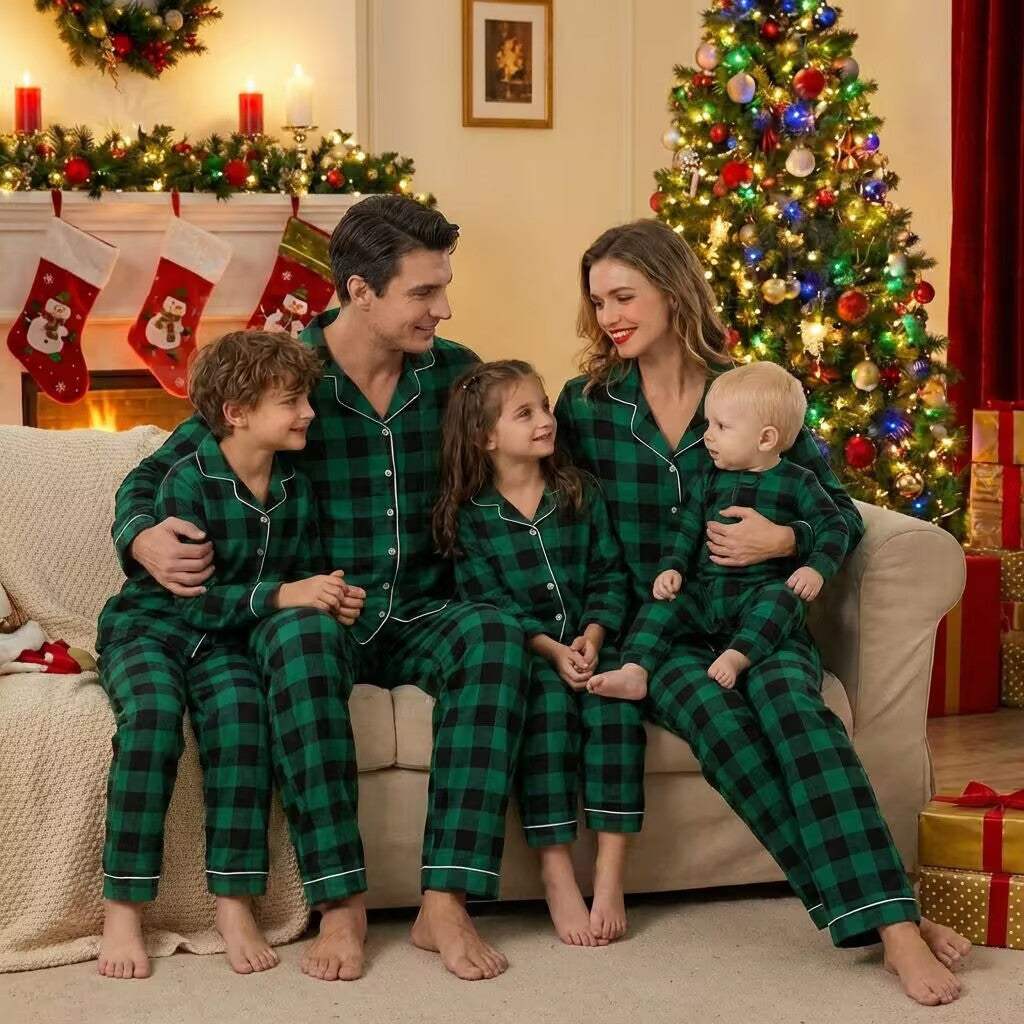 Christmas Plaid Family Matching Christmas Pajamas