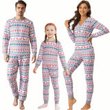 Reindeer & Snowflake Family Matching Christmas Pajamas