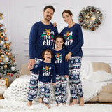 Christmas Letter Print Family Matching Christmas Pajamas