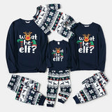 Christmas Letter Print Family Matching Christmas Pajamas