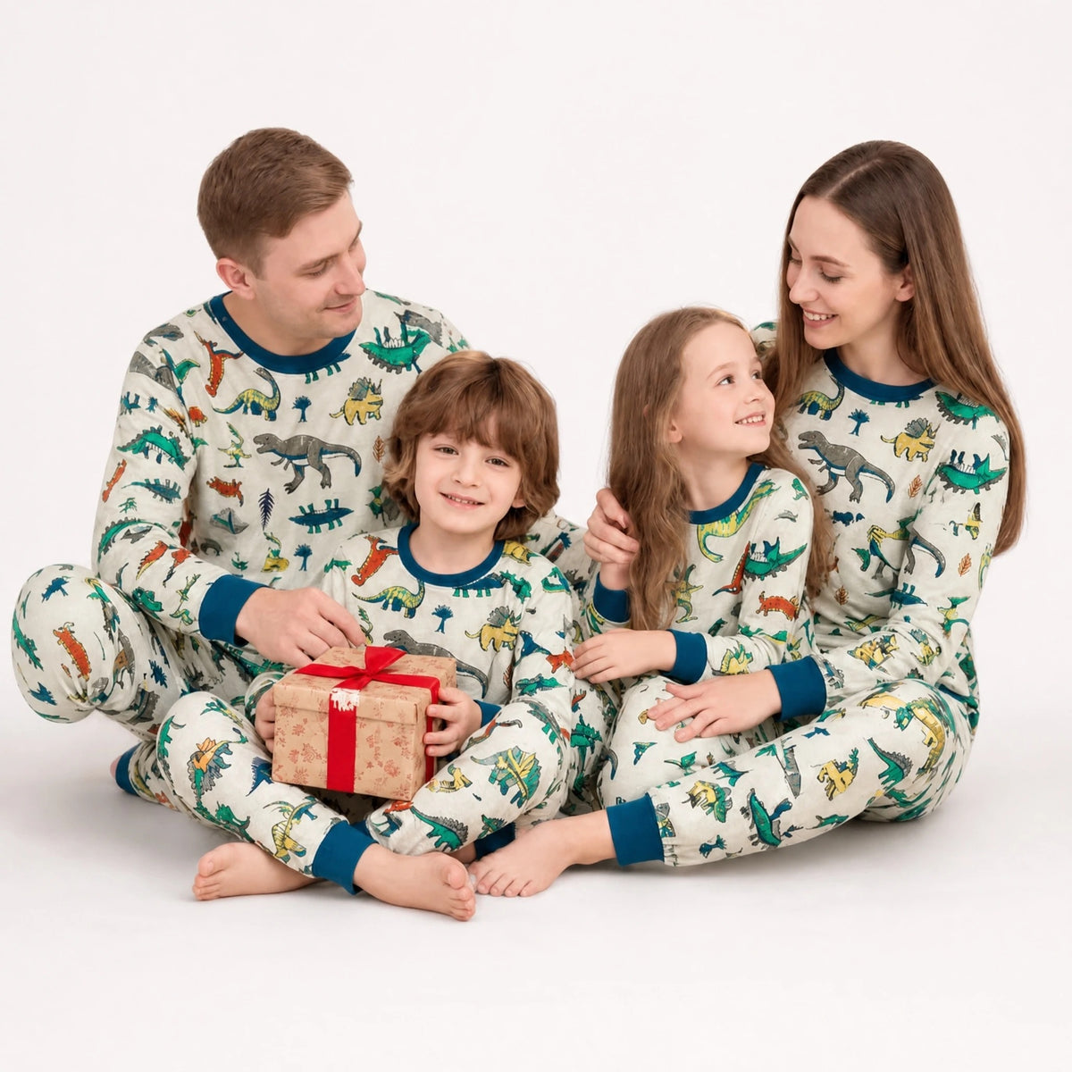 Animal & Dinosaur Print Family Matching Pajamas