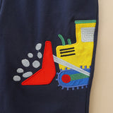 Kids' Excavator Embroidered Jogger Pants