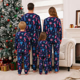 Colorful Christmas Tree & Reindeer Matching Pajamas for Adults, Kids & Pets
