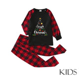 Red Plaid Christmas Tree Family Matching Christmas Pajamas for Adults, Kids & Pets