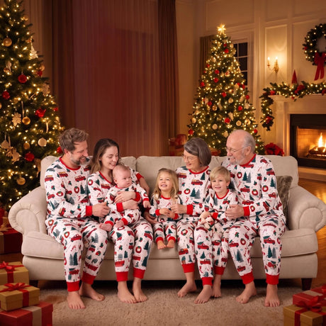 Chrimas Trees Family Matching Christmas Pajamas