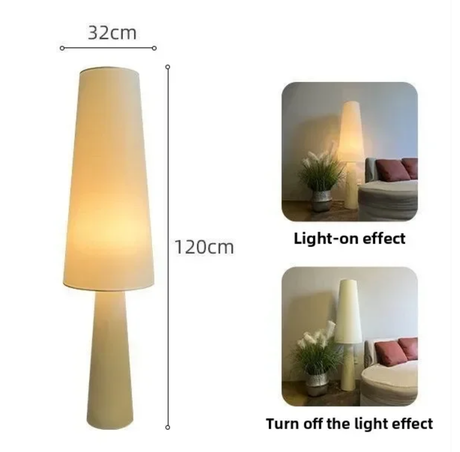 Wabi-Sabi Style Textile Lampshade – Zen Home Accent