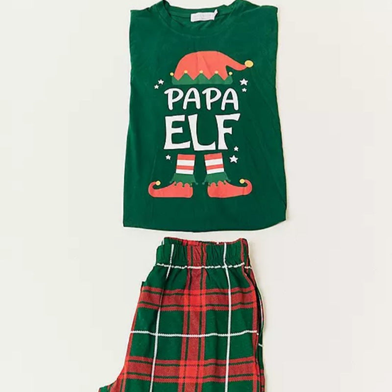 Mini Elf Family Matching Christmas Pajamas