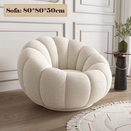 Nordic Lazy Pumpkin Chair | Small Reclining Tatami Sofa