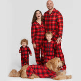 Classic Red & Black Plaid Family Matching Christmas Pajamas