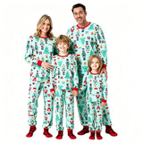 Christmas Nutcracker & Tree Print Family Matching Pajamas