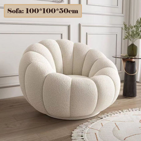 Nordic Lazy Pumpkin Chair | Small Reclining Tatami Sofa