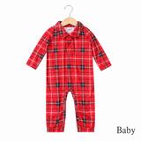 Classic Red & Black Plaid Family Matching Christmas Pajamas