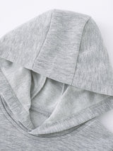 Cartoon Lion Print Hooded Sweatshirt
