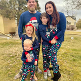 Christmas Hats Christmas Trees Print Family Matching Christmas Pajamas