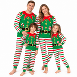 Festive Elf Family Matching Pajamas