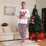 Reindeer Plaid Family Matching Pajamas