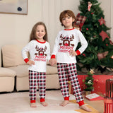 Reindeer Plaid Family Matching Pajamas