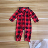 Classic Red & Black Plaid Family Matching Christmas Pajamas