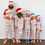 Classic Christmas Print Family Matching Pajamas Set