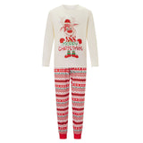 Cartoon Christmas Reindeer Matching Christmas Pajamas