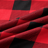 Classic Red & Black Plaid Family Matching Christmas Pajamas