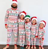 Classic Christmas Print Family Matching Pajamas Set