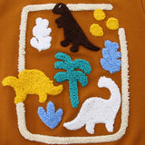 Animal Embroidered Pullover Hoodie