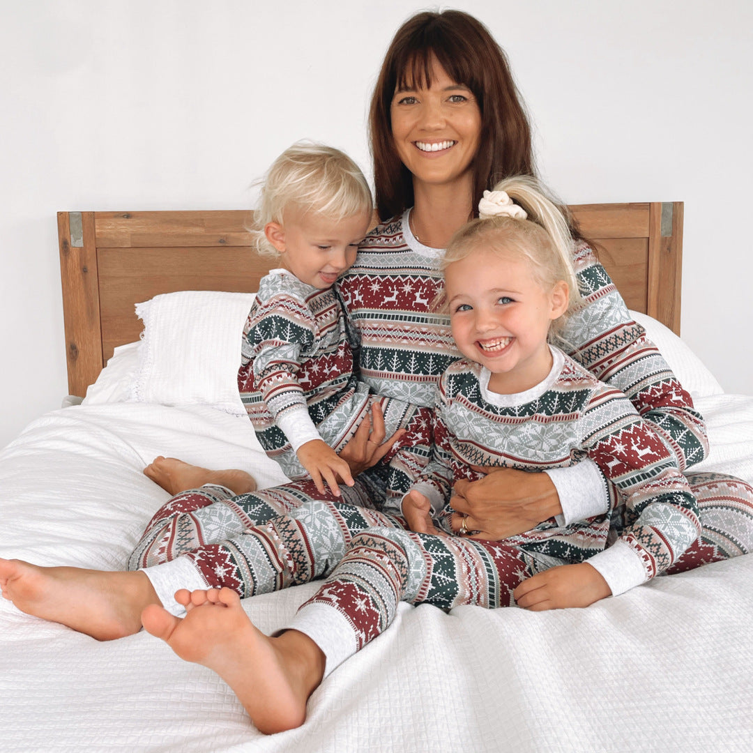 Festive Fair Isle Family Matching Christmas Pajamas