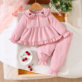 Pink Cherry Doll Two-Piece Set