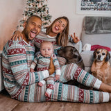 Festive Fair Isle Family Matching Christmas Pajamas
