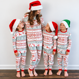 Classic Christmas Print Family Matching Pajamas Set