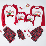 Classic Plaid Car Matching Christmas Pajamas