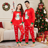 White Snowman Family Matching Christmas Pajamas