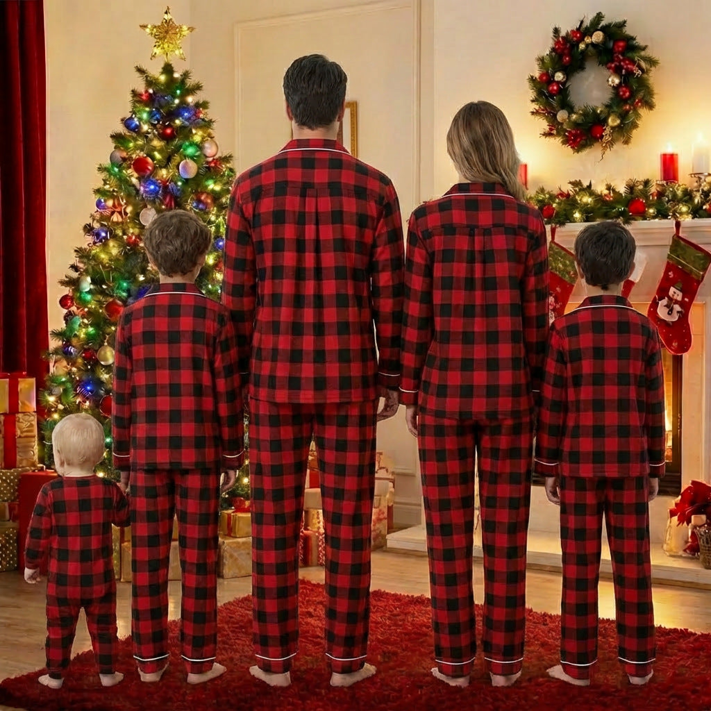 Christmas Plaid Family Matching Christmas Pajamas