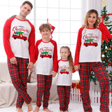 Classic Plaid Car Matching Christmas Pajamas