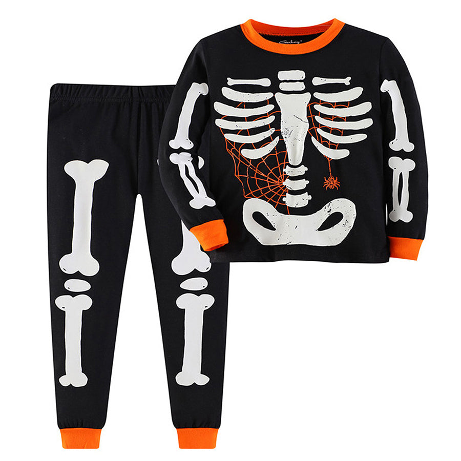 Glow-in-the-Dark Skeleton Halloween Set