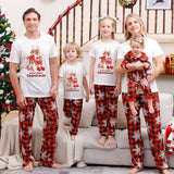 Christmas Reindeer Snowflakes Matching Christmas Pajamas