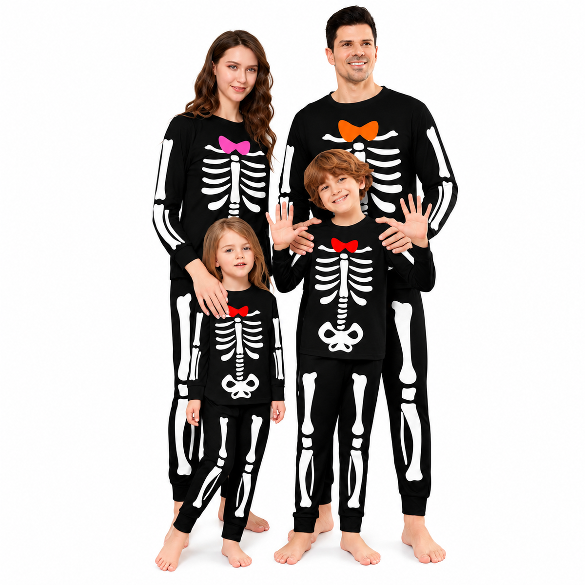 Skeleton Family Matching Pajamas