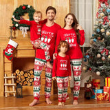 Christmas Reindeer Print Family Matching Christmas Pajamas