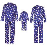 Christmas Snowman & Polar Bear Print Family Matching Christmas Pajamas