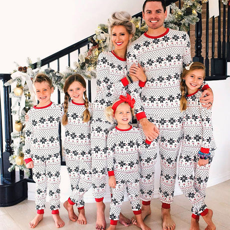 Christmas Fair Isle Print Family Matching Christmas Pajamas