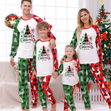 Red And Green Christmas Tree Family Matching Christmas Pajamas