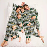 Christmas Gingerbread Man Print Family Matching Christmas Pajamas