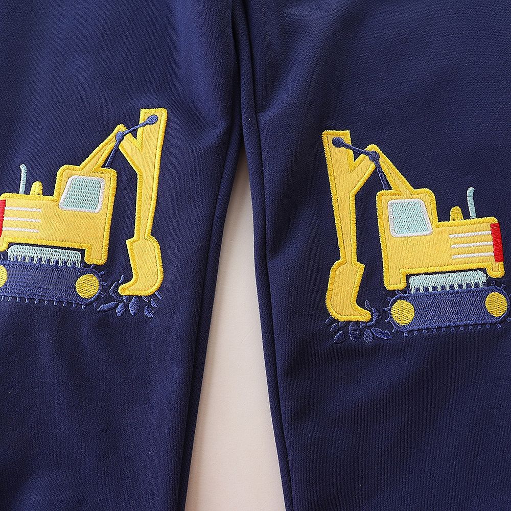 Kids' Excavator Embroidered Jogger Pants