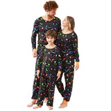 Colorful Pumpkin Ghost All-Over Print Family Matching Halloween Pajamas